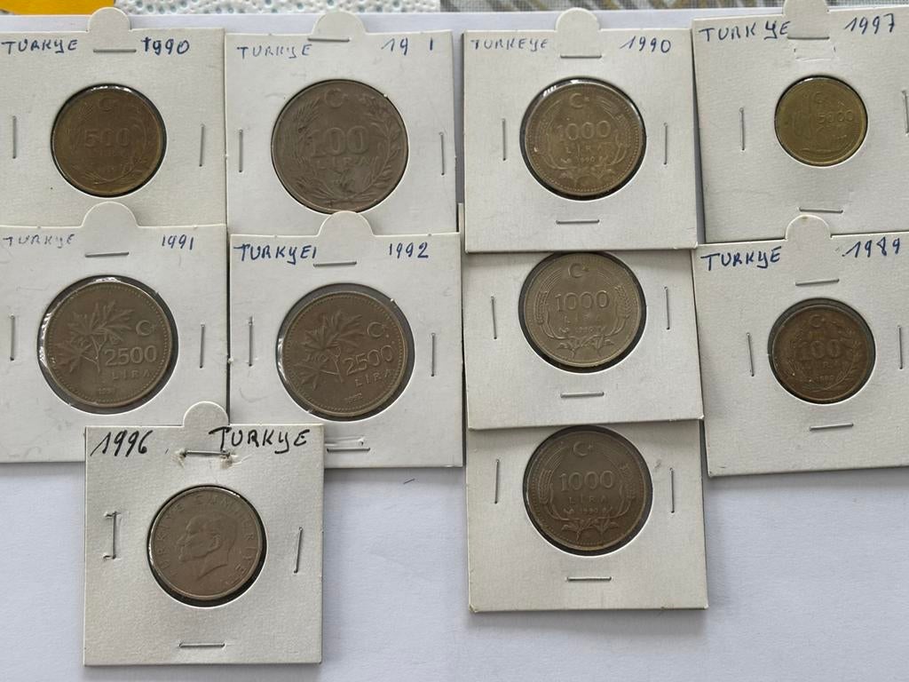 Turkse munten, Postzegels en Munten, Ophalen of Verzenden, Losse munt