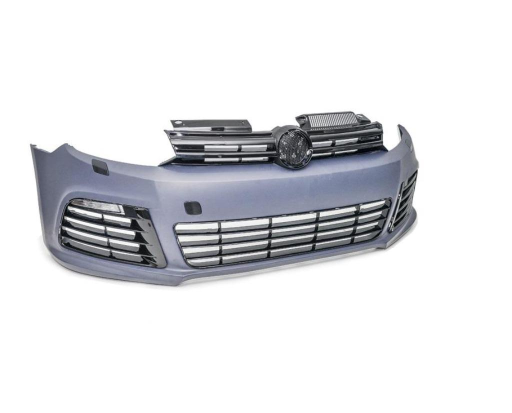 VW Golf 6 Voorbumper R20 Look met Grille, Auto diversen, Tuning en Styling, Ophalen of Verzenden