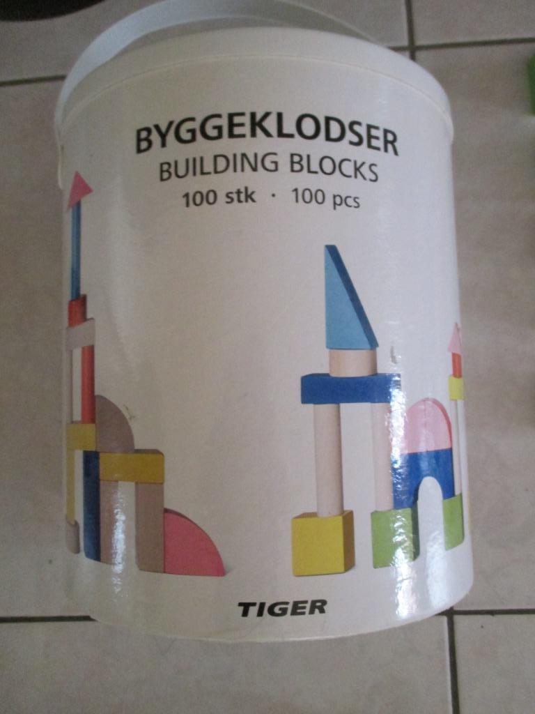 Ton houten bouwblokken, Kinderen en Baby's, Speelgoed | Houten speelgoed, Zo goed als nieuw, Ophalen of Verzenden