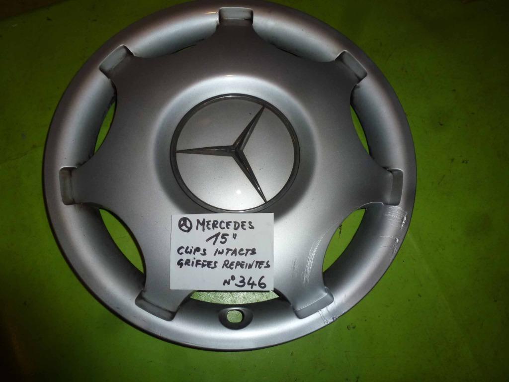 Mercedes 15" wieldop (n°346) - 1 stuk, Gebruikt, 15 inch, Velg(en), Ophalen of Verzenden
