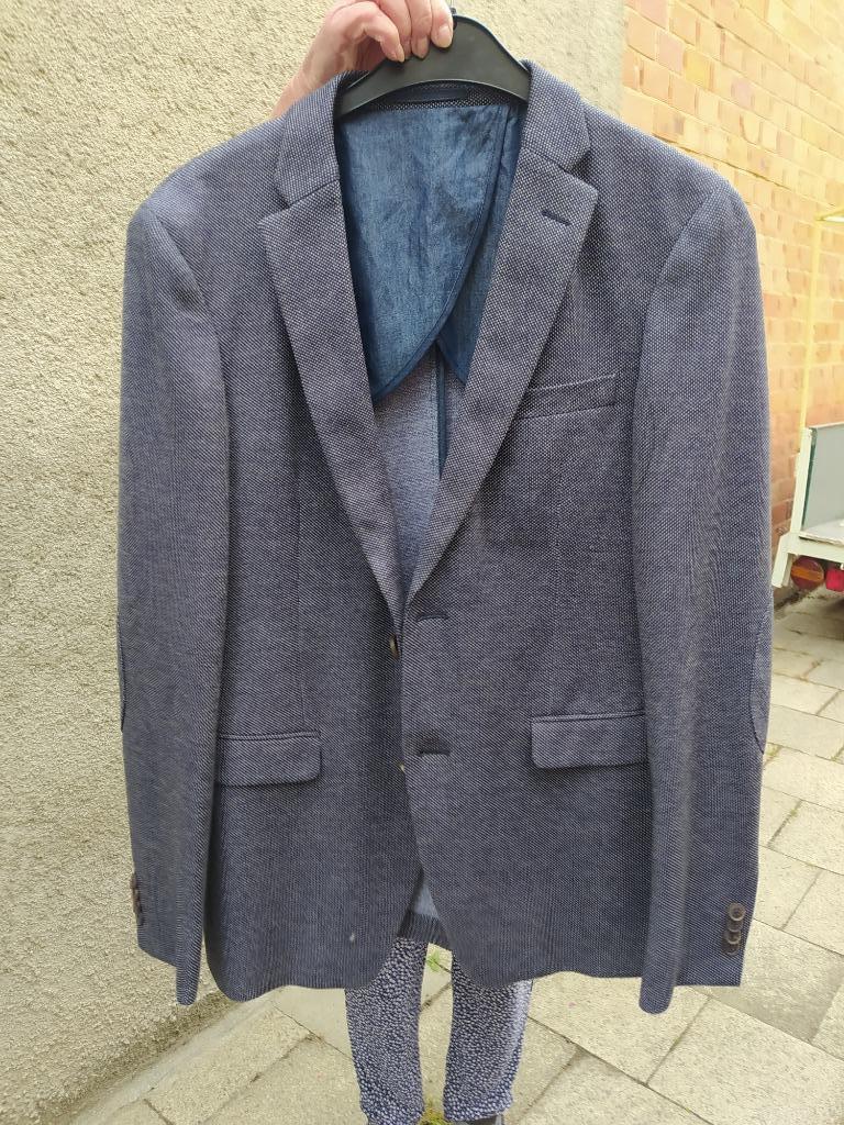 kostuumvest heren maat M, Kleding | Heren, Maat 48/50 (M), Zo goed als nieuw, Grijs, Ophalen