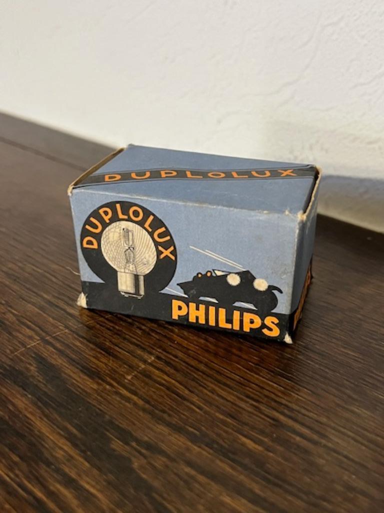 Ampoule de phare automobile Philips Duplolux années 1930, Enlèvement