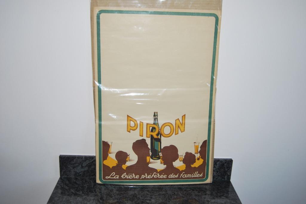 BIER VAN DE PILON-BROUWERIJ. OUDE POSTER, Verzamelen, Ophalen of Verzenden