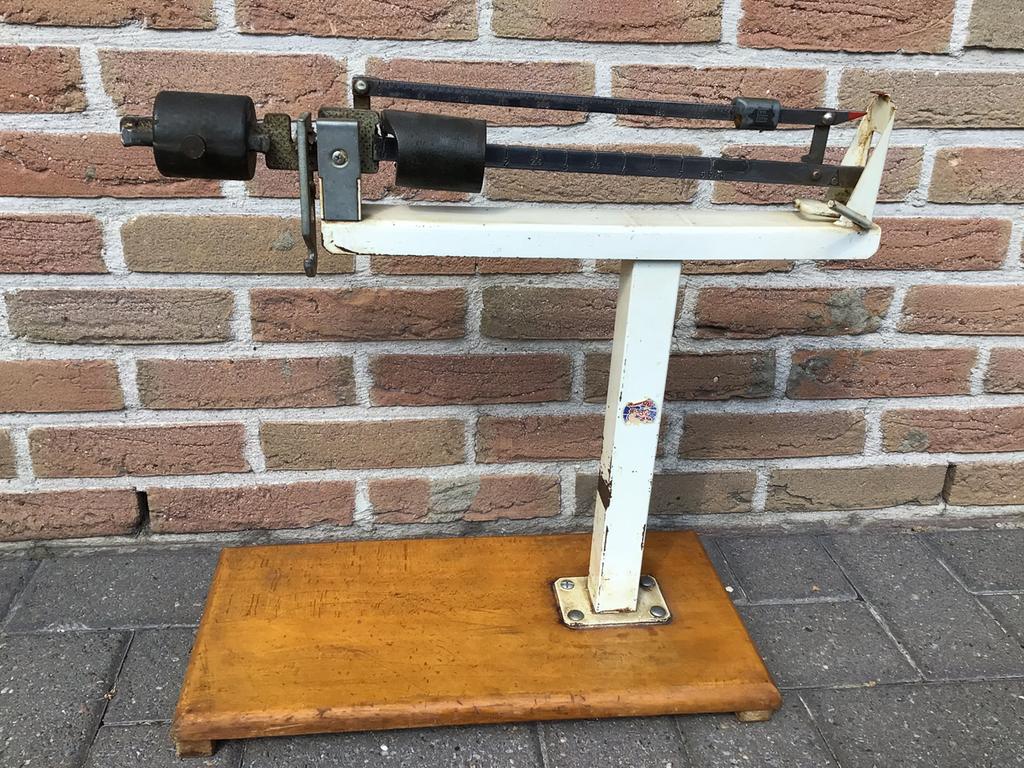 Vintage toonbank weegschaal, jaren ‘60-70, Antiek en Kunst, Ophalen