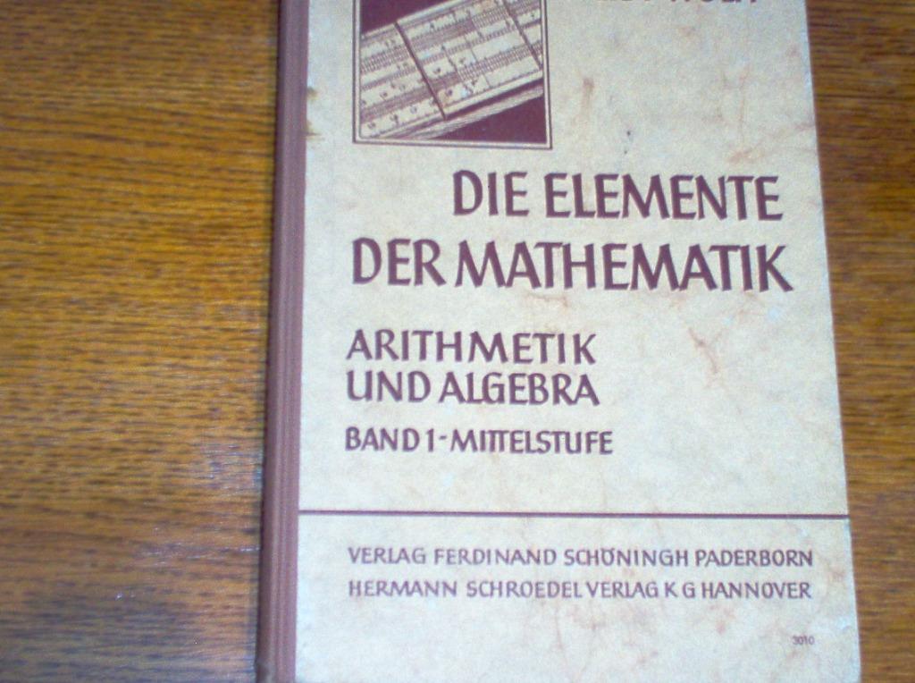 Livre &lément de mathématique en Allemand, Enlèvement, Utilisé, Allemand
