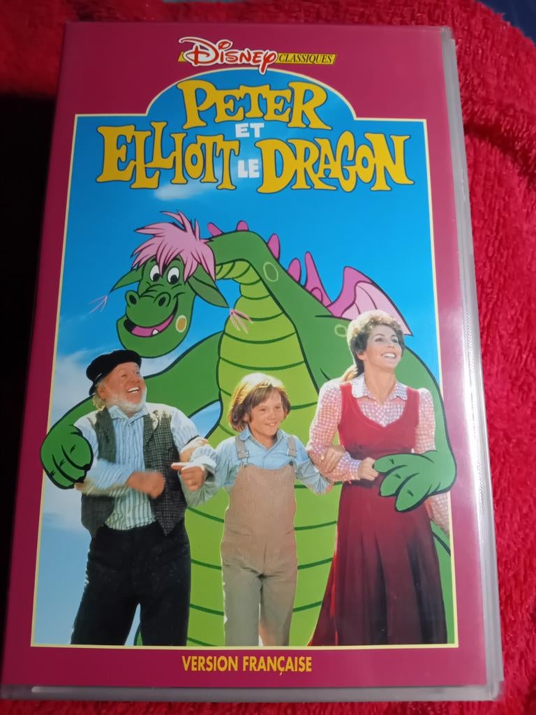 Cassette VHS Originale "Peter et Elliott le Dragon", À partir de 6 ans, Enlèvement ou Envoi, Utilisé, Comédie