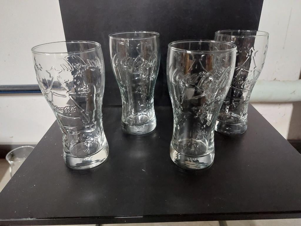 Verres de Noël Coca Cola, Collections, Verres & Petits Verres, Enlèvement ou Envoi, Comme neuf, Verre à soda