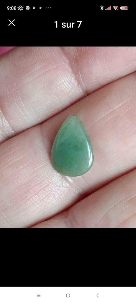 Cabochon en jade de Myanmar, Enlèvement ou Envoi, Neuf