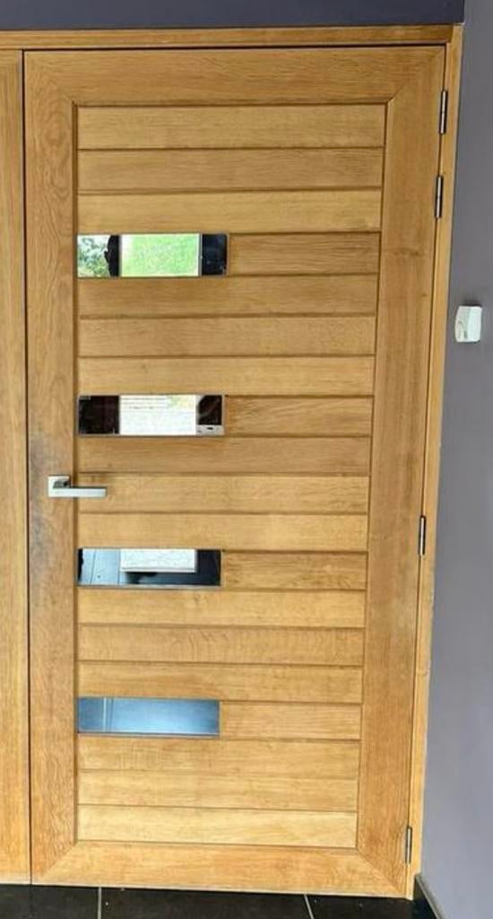 Porte intérieure en chêne massif au style moderne 90x198cm, Utilisé