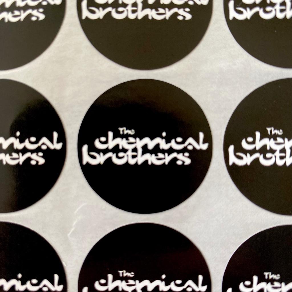 Chemical Brothers stickers - 10 stuks, Ophalen of Verzenden, Nieuw, Meerdere stickers