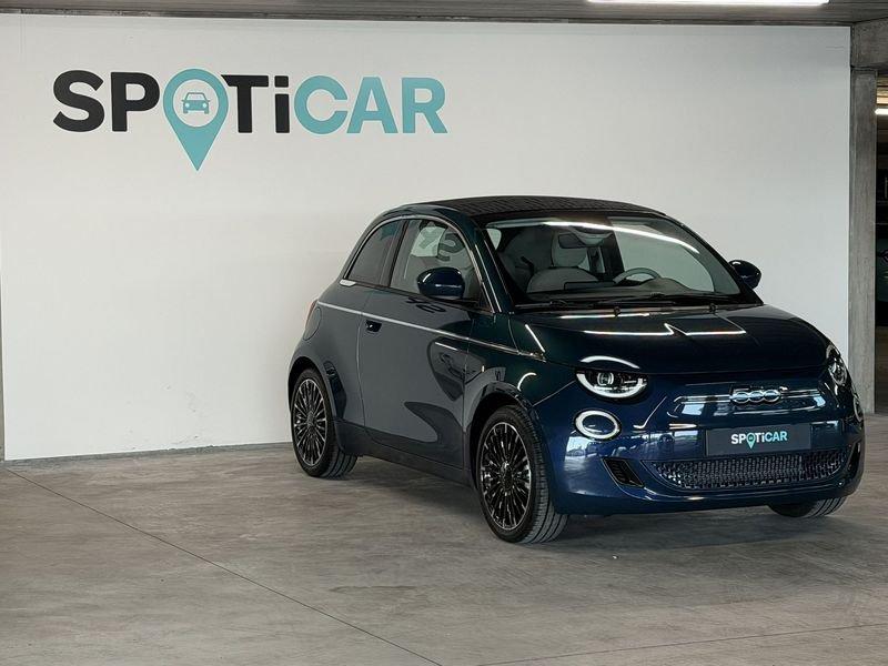 Fiat 500C 42 kW La Prima, 4 zetels, 0 cilinders, Beige, Cabriolet
