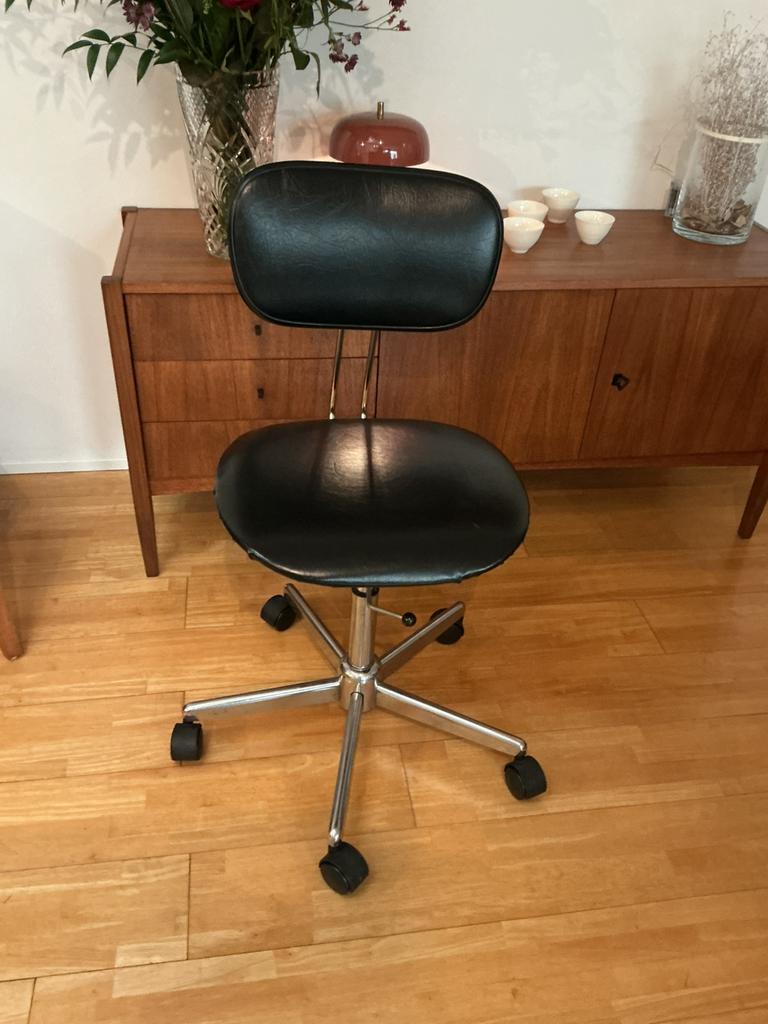 Chaise de bureau vintage, Ophalen, Gebruikt