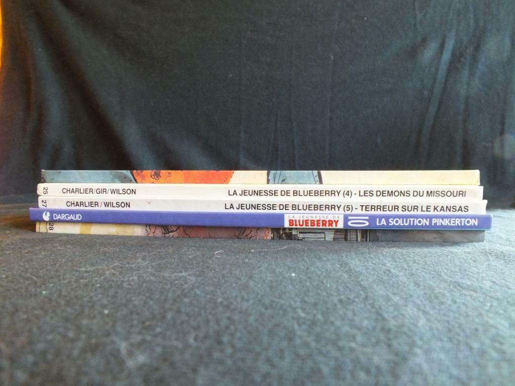 LA JEUNESSE DE BLUEBERRY (4 ALBUMS E.O)     EDITIONS, Livres, BD, Série complète ou Série, Enlèvement ou Envoi, Comme neuf, Charlier