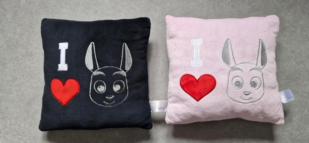Coussin walibi, Maison & Meubles, Enlèvement ou Envoi, Neuf, Rose, Carré