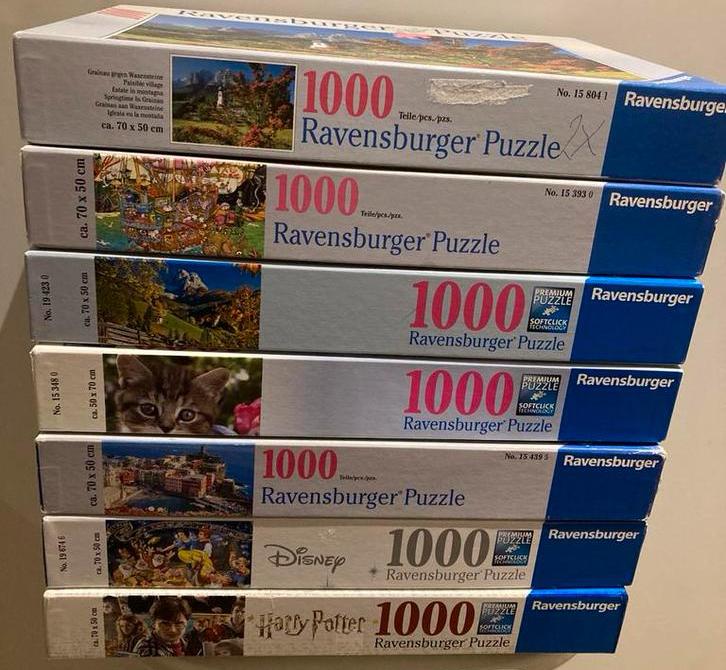 Puzzle Ravensburger 1000 pièces, Enlèvement, 500 à 1500 pièces, Comme neuf, Puzzle