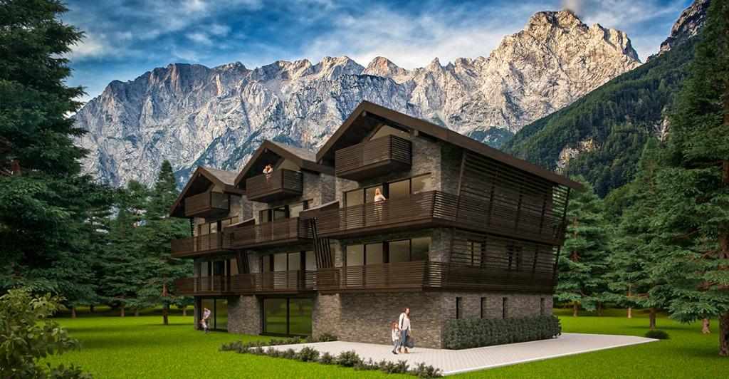 Saasgrund /Saasfee betaalbare app. te koop met 2e wohnsitz, Immo, Buitenland, Overig Europa, Appartement, Dorp
