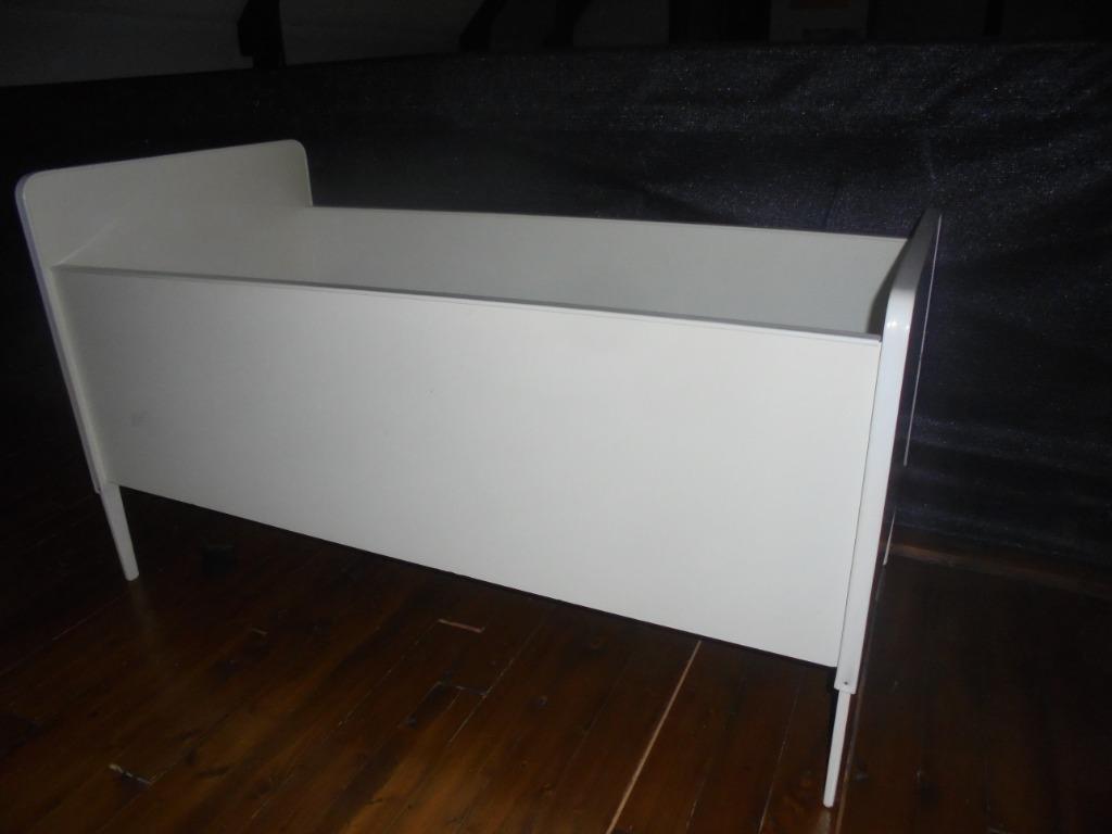wit babybed peuterbed 70x135 cm, Huis en Inrichting, Ophalen, Gebruikt, Wit, 190 cm of minder