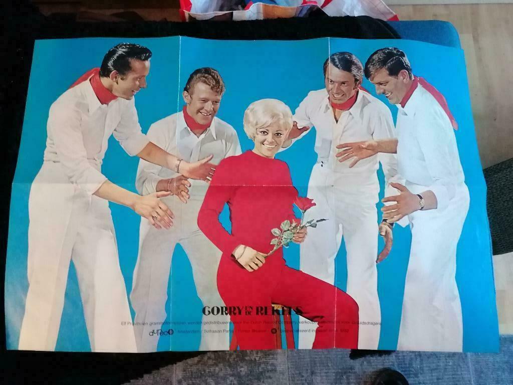 Poster Corry Konings en de rekels, Verzenden, Gebruikt