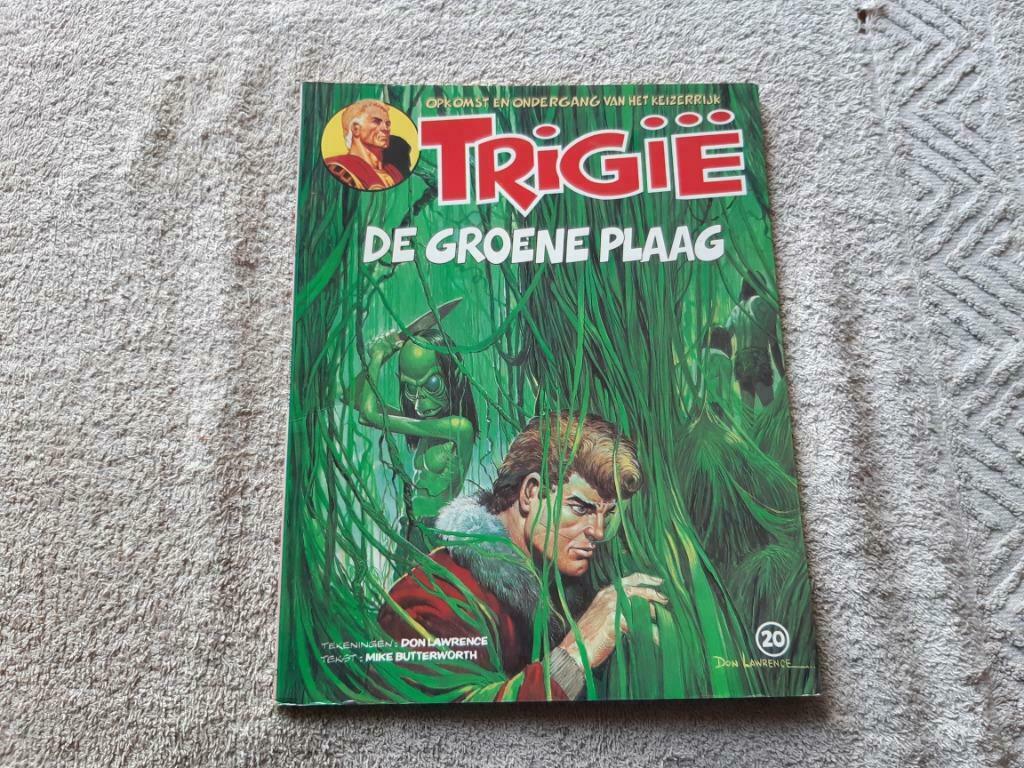 Trigie.20.De groene plaag., Eén stripboek, Ophalen of Verzenden, Gelezen