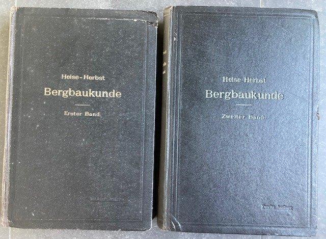 Boek-2 delen-Duits-Lehrbuch der Bergbaukunde-Steenkool-Mijn, Antiek en Kunst, Antiek | Boeken en Manuscripten, Ophalen of Verzenden