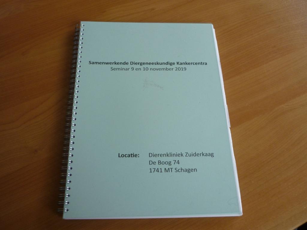 Gratis Seminar Samenwerkende Diergeneeskundige Kankercentra, Ophalen of Verzenden