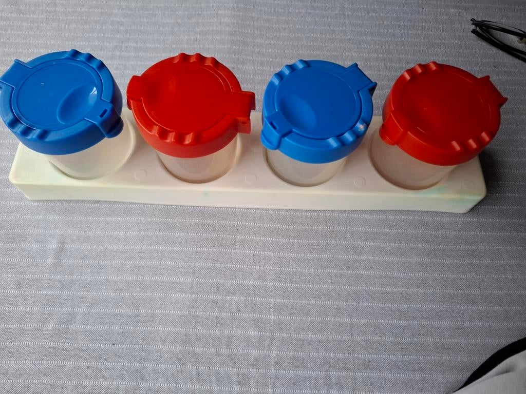 Antiknoeipotten met staander, Ophalen of Verzenden