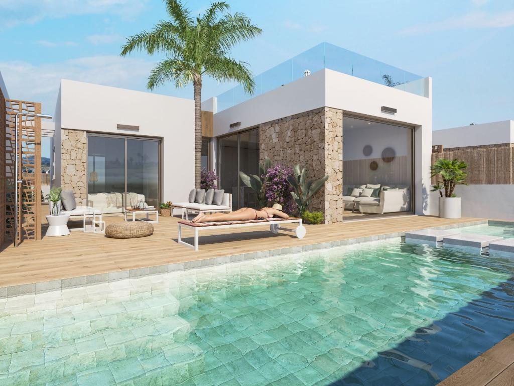 Villas/3 slaapkamers - Privé zwembad op Serena Golf Murcia, Immo, Spanje, Woonhuis, 3 kamers, Serena Golf Resort Murcia