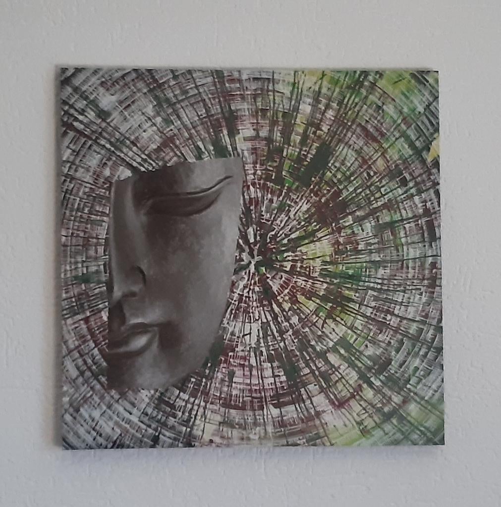 Face down., Antiek en Kunst, Kunst | Schilderijen | Modern, Ophalen