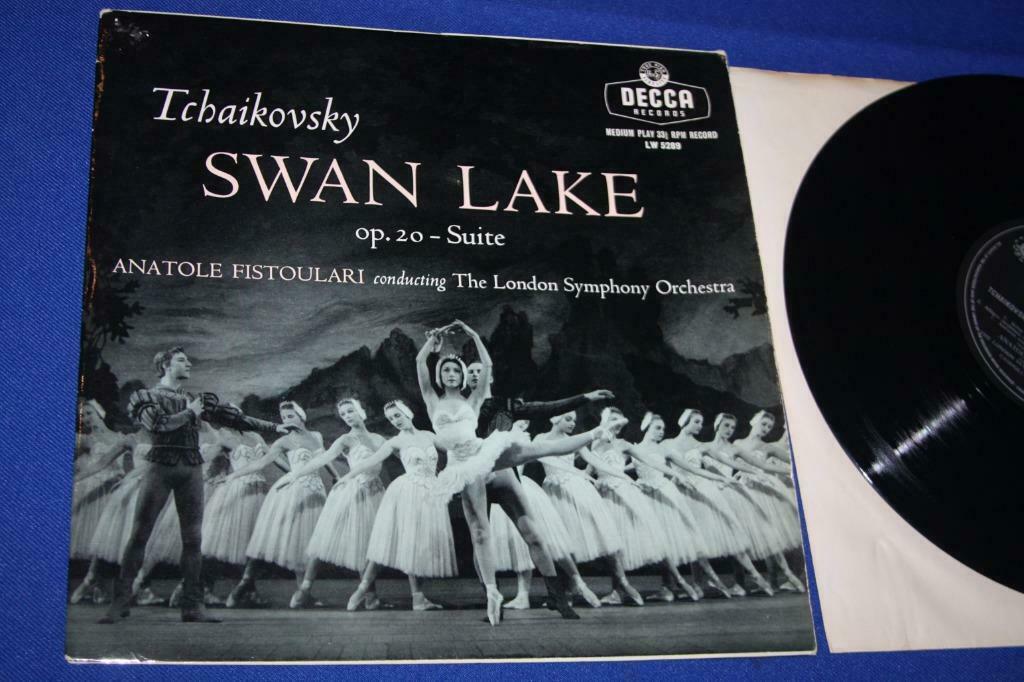 Tchaikovsky Swan Lake op.20-Suite 33 vinyl 10" Deca Records, Gebruikt, 10 inch, Ophalen of Verzenden, Classicisme