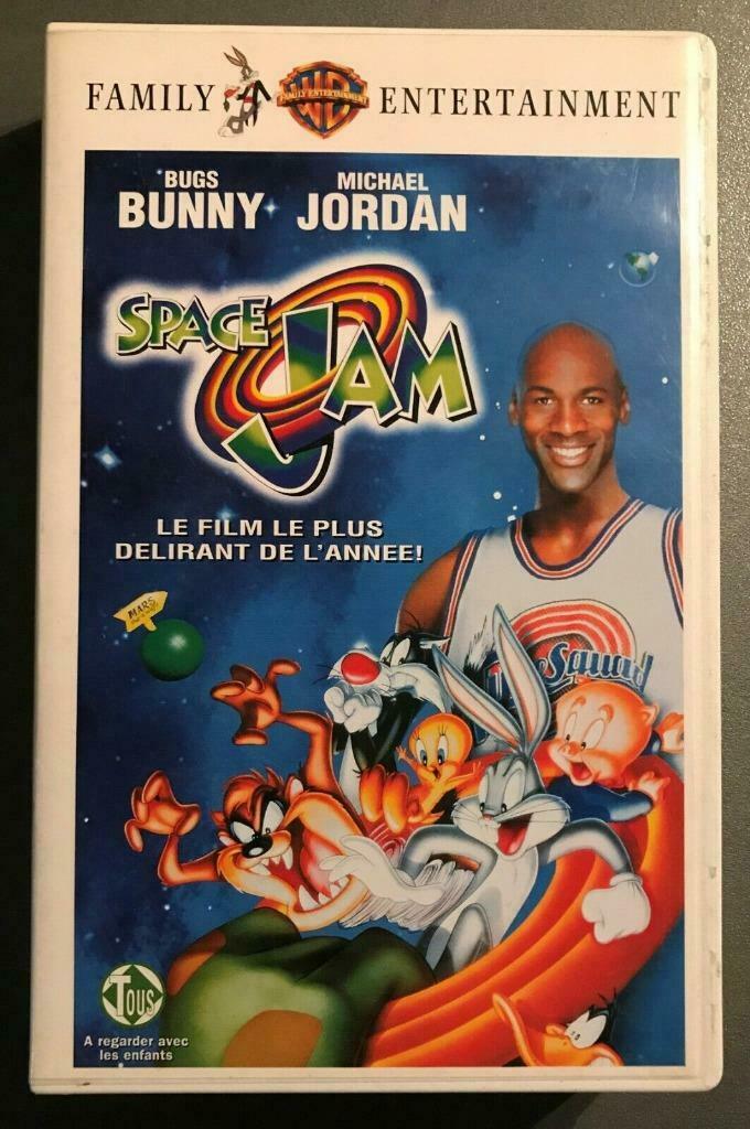 VHS Space Jam -, Cd's en Dvd's, Gebruikt, Tekenfilm, Alle leeftijden, Ophalen of Verzenden