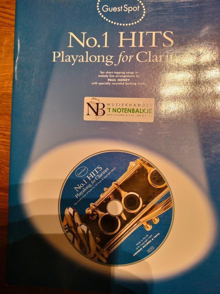 Playalong for clarinet klarinetmuziek, Musique & Instruments, Partitions, Enlèvement ou Envoi, Neuf, Clarinette