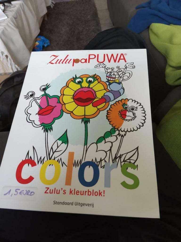 Kleurboek zulu's kleurblok, Ophalen of Verzenden, Nieuw, Overige typen