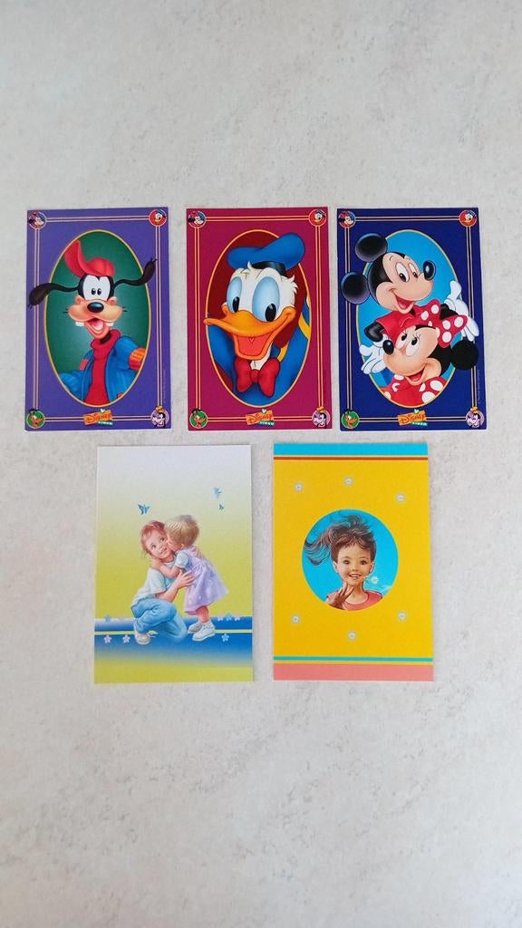 Lot de cartes postales Disney et Martine, Collections, Enlèvement ou Envoi, 1980 à nos jours, Non affranchie