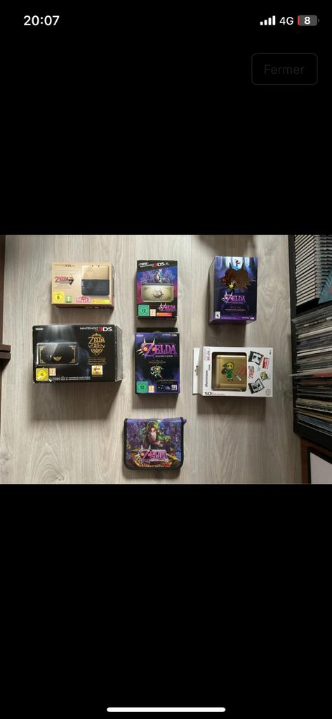 Lot Zelda consoles et Goodies Nintendo DS/3DS, Enlèvement ou Envoi, Comme neuf