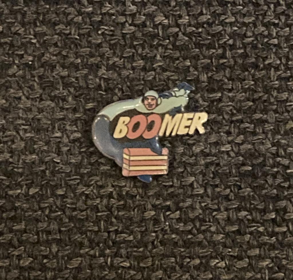 PIN - BOOMER, Verzenden, Gebruikt, Overige onderwerpen, Speldje of Pin