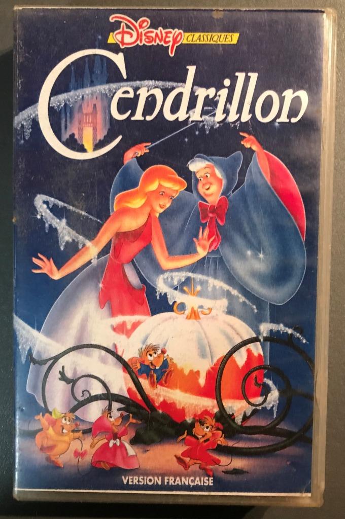 VHS " Cendrillon " -, Enlèvement ou Envoi, Dessin animé, Tous les âges, Utilisé