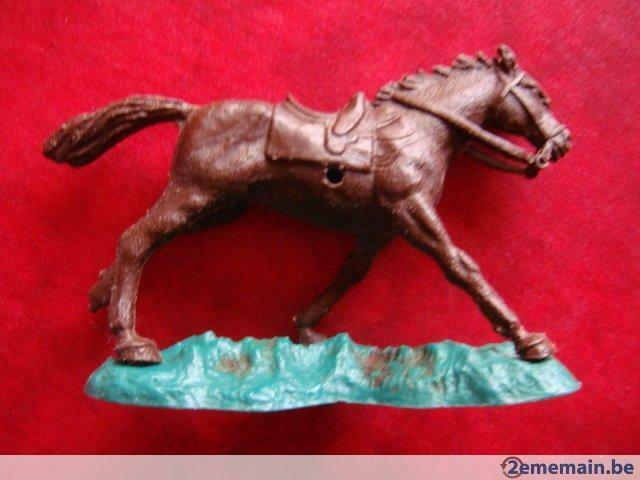 Figurine cheval. Marque "Crescent Toy". "Vintage"., Hobby & Loisirs créatifs, Enlèvement ou Envoi, Utilisé