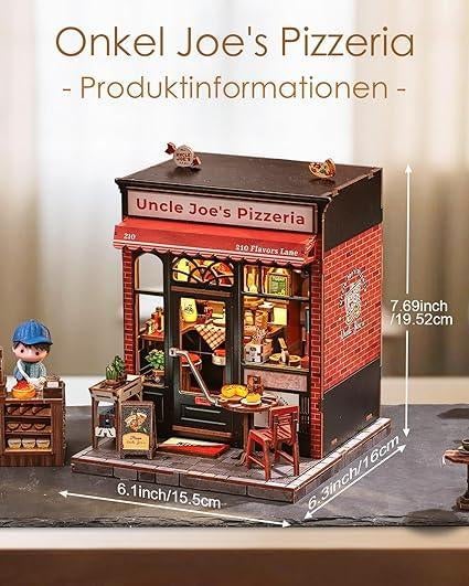 miniatuur poppenhuis | 3D puzzel | GRATIS LEVERING, Poppenhuis, -, Verzenden, -