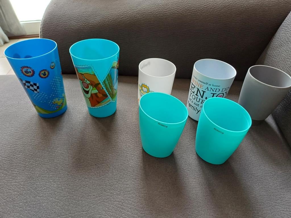 Lot de 7gobelets, Enlèvement ou Envoi, Utilisé