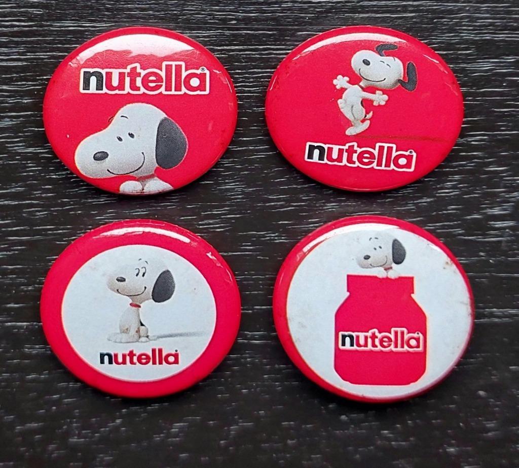 Nutella Snoopy Peanuts badge insignes, Ophalen of Verzenden, Snoopy, Zo goed als nieuw, Overige typen