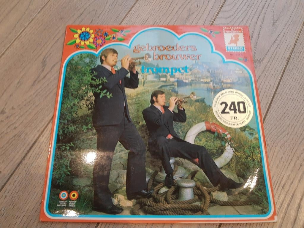 Lp : gebroeders Brouwer - trompet, Ophalen of Verzenden, Zo goed als nieuw