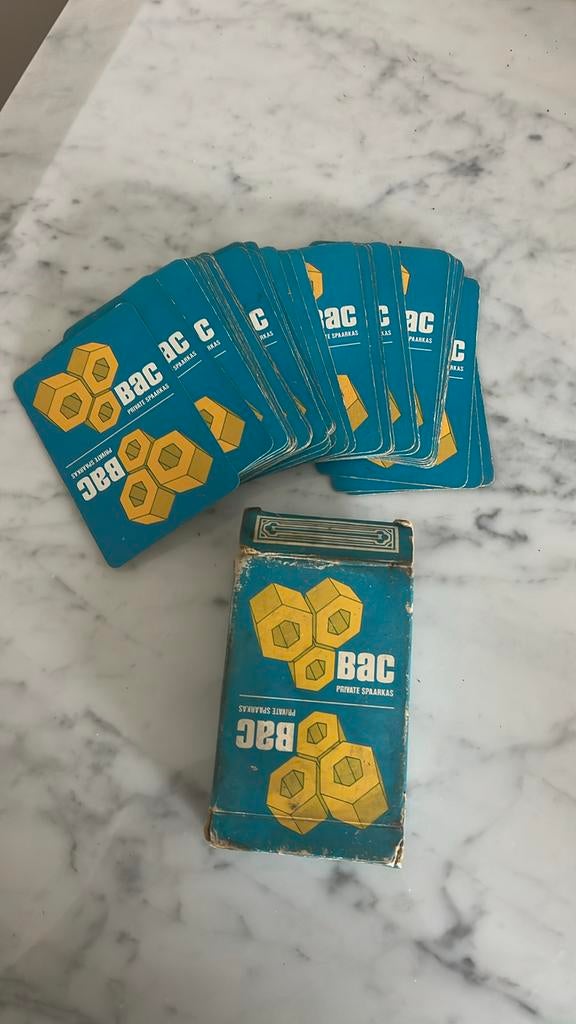 BAC speelkaarten, Ophalen, Gebruikt