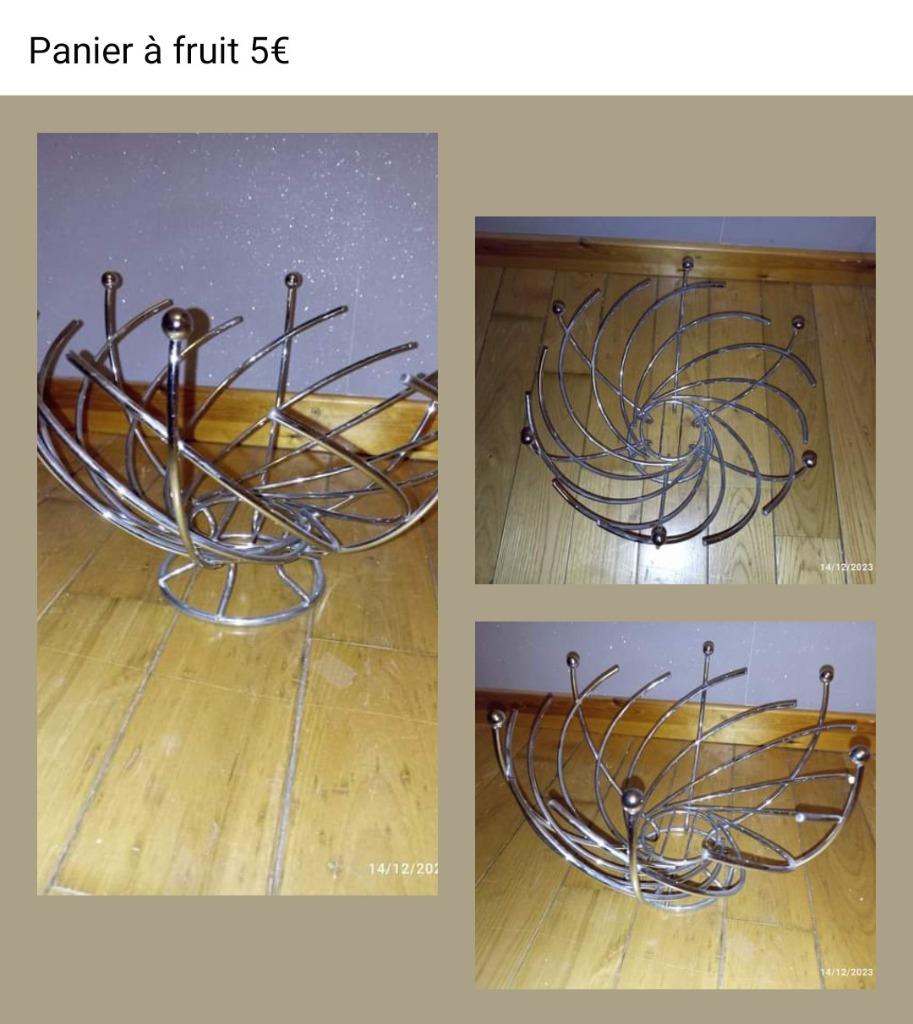 Panier à fruit, Enlèvement, Comme neuf, Rond, Panier