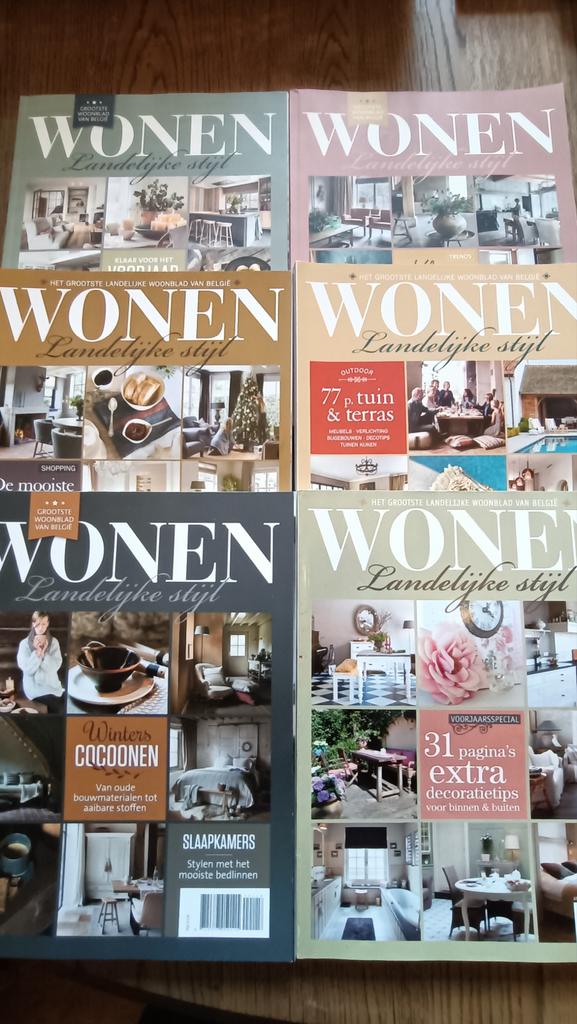 52 tijdschriften wonen, landelijke stijl, Boeken, Ophalen, Zo goed als nieuw, Overige typen