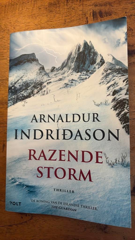 Arnaldur Indridason - Razende storm, Ophalen, Zo goed als nieuw, Arnaldur Indridason
