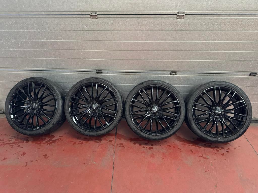 Compleet set Monaco’s 19 inch, Auto-onderdelen, Banden en Velgen, Velg(en), 19 inch, Ophalen
