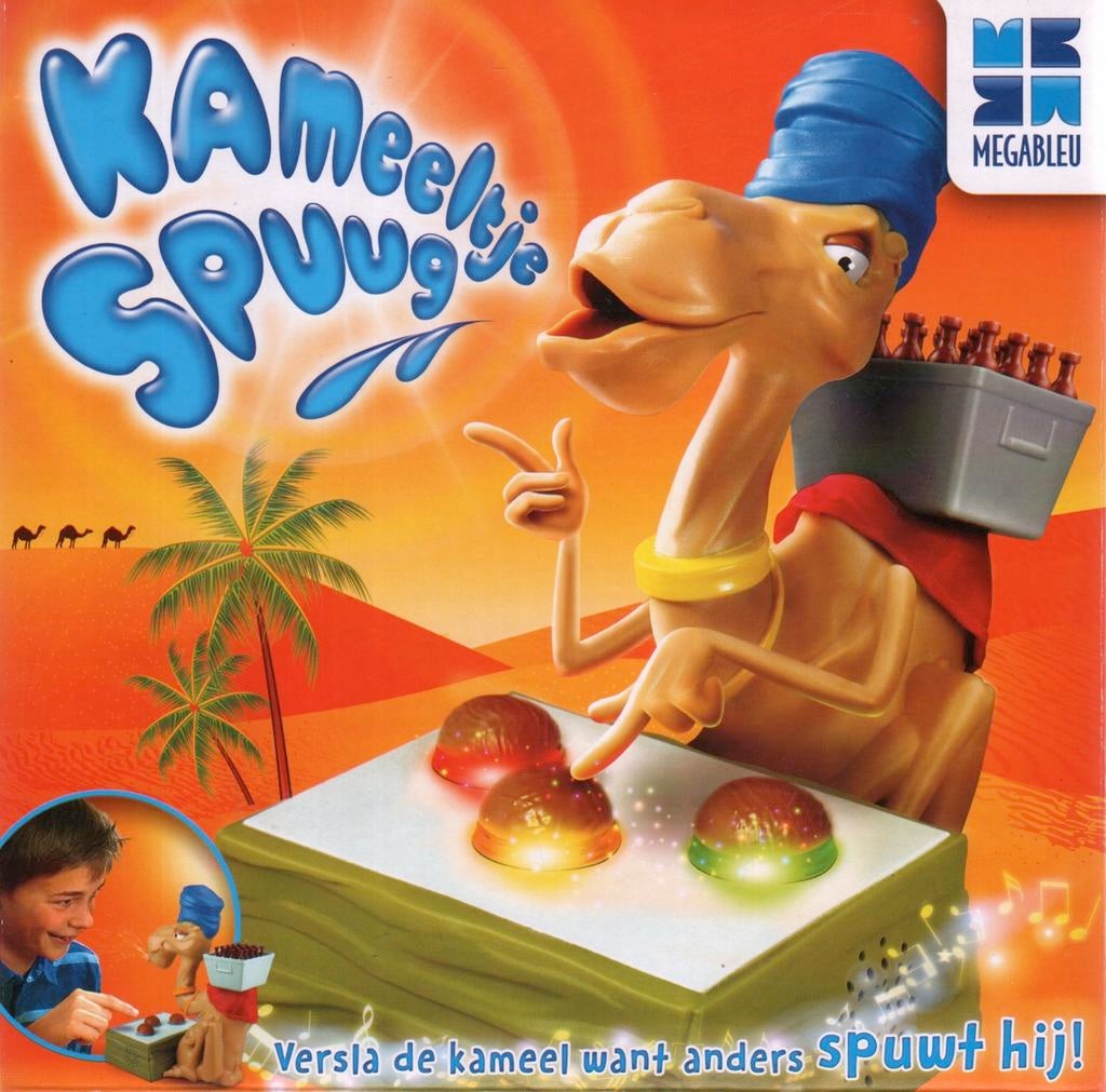 Kameeltje spuug - Gezelschapspel - Megableu, Ophalen of Verzenden, Gebruikt