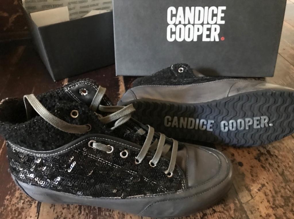 Candice Cooper zwarte sneakers met pailletten/glitter, 38, Kleding | Dames, Zwart, Nieuw, Ophalen of Verzenden, Sneakers