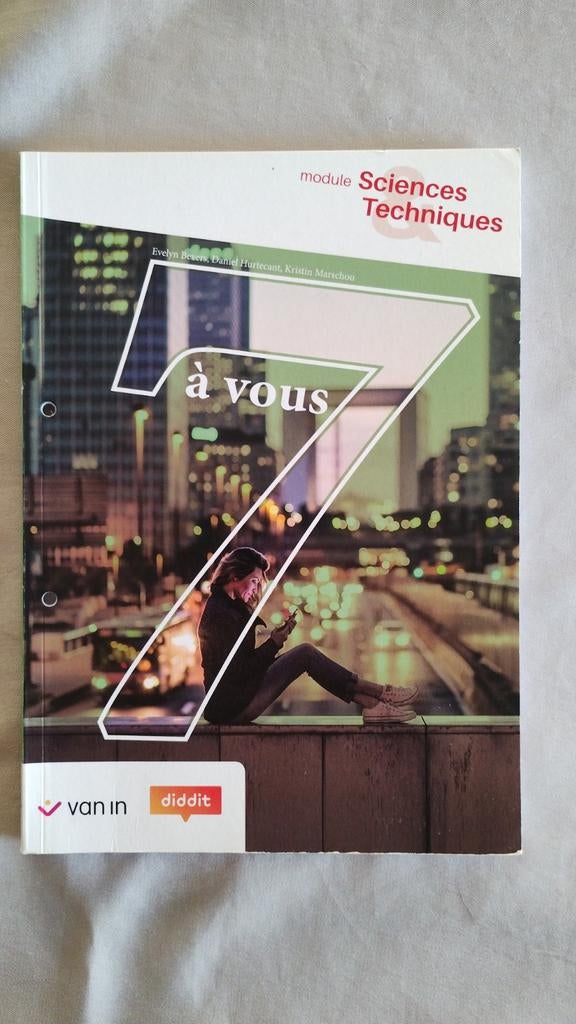 Leerwerkboek 7 à vous module Sciences Techniques, Boeken, Ophalen of Verzenden, Nieuw