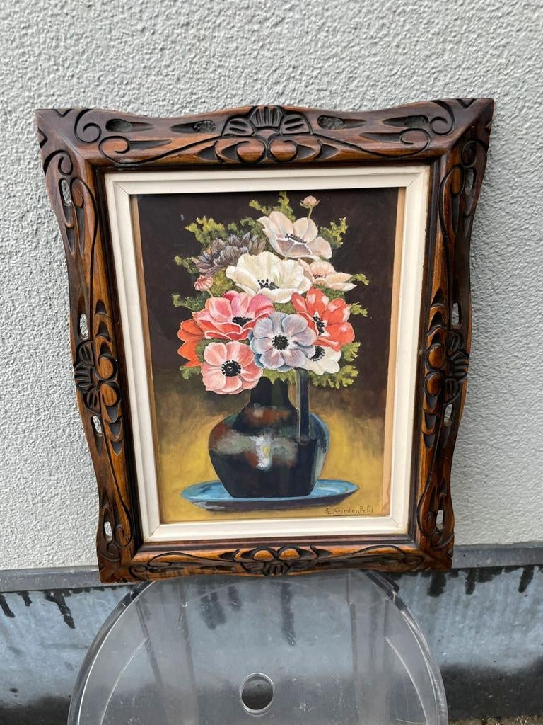 Schilderij get maar voor mij onleesbaar zeer goede staat, Enlèvement